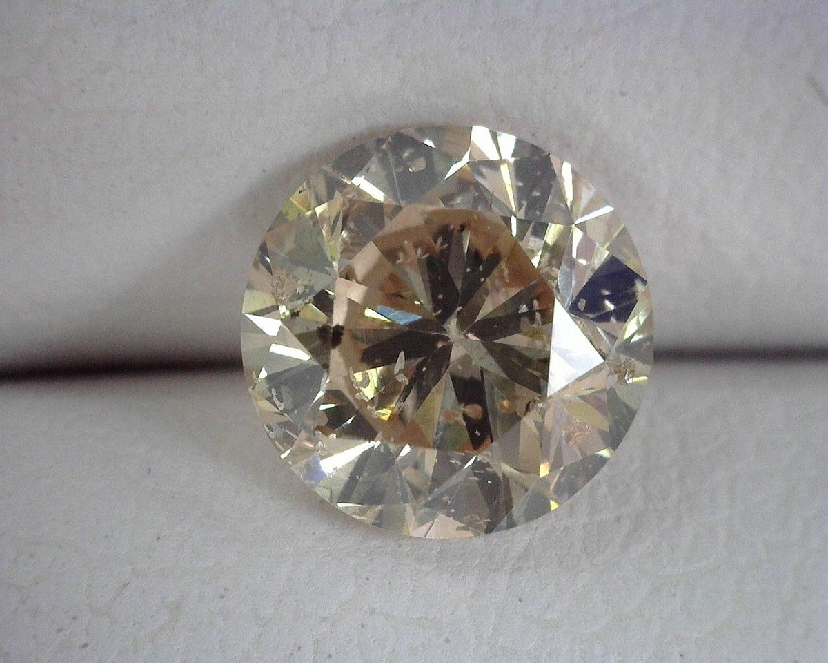 Round Brown Natural Diamond 1.01ct I1 loose diamond
