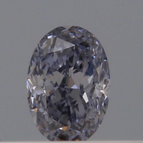 Oval Fancy Blue Gray Natural Diamond 0.08ct loose diamond