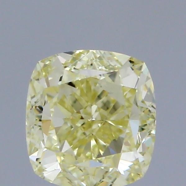 Cushion Fancy Light Yellow Natural Diamond 1ct VVS2 loose diamond