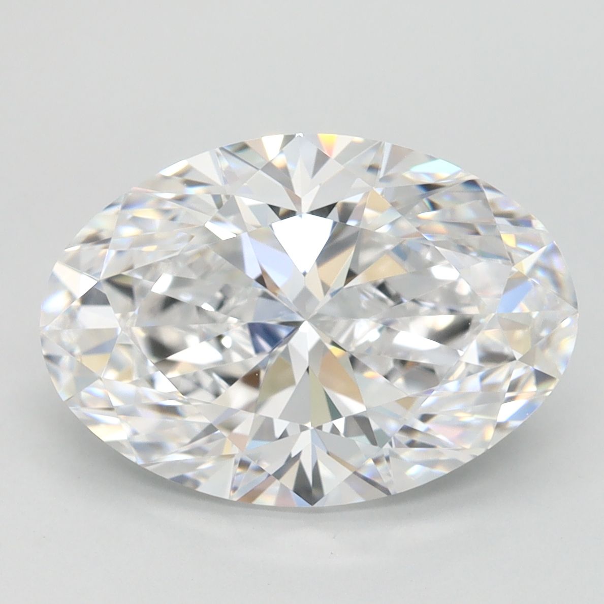 Oval Lab-Grown Diamond 3.73ct D FL