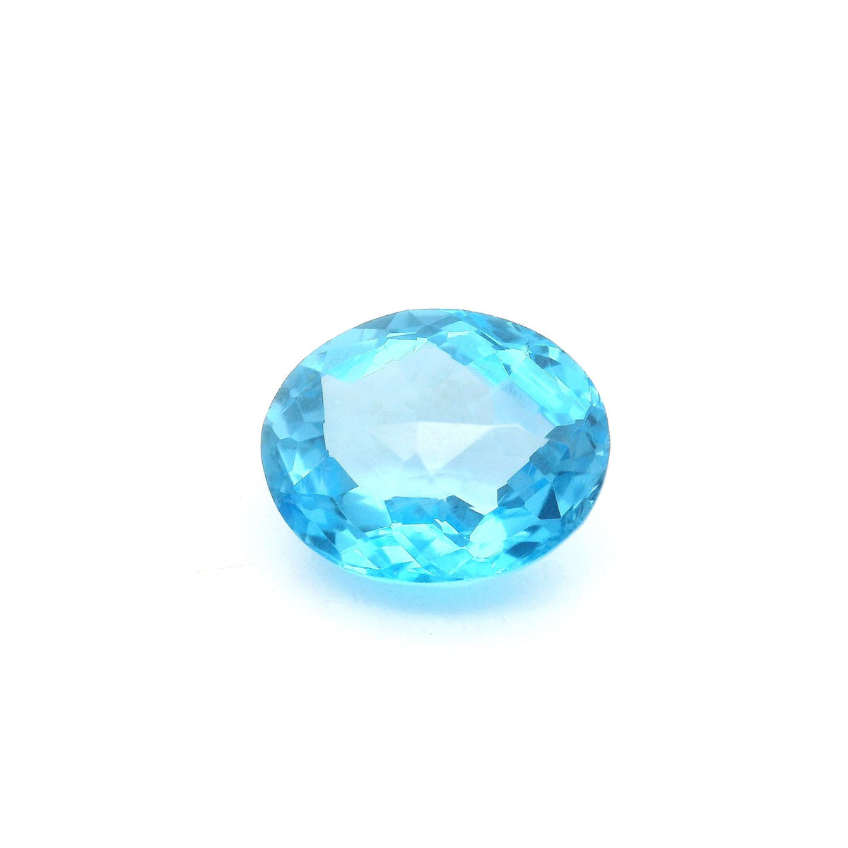 Oval Blue Topaz 5.65ct loose gemstone