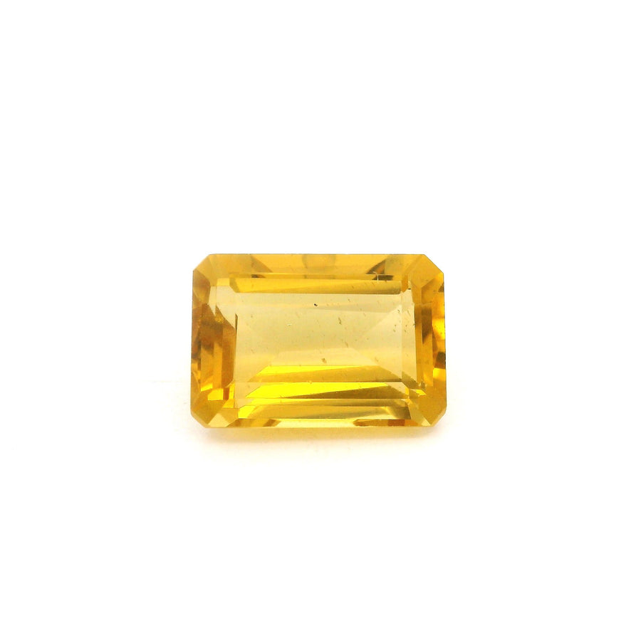 Octagonal Yellow Heliodor 3.51ct loose gemstone