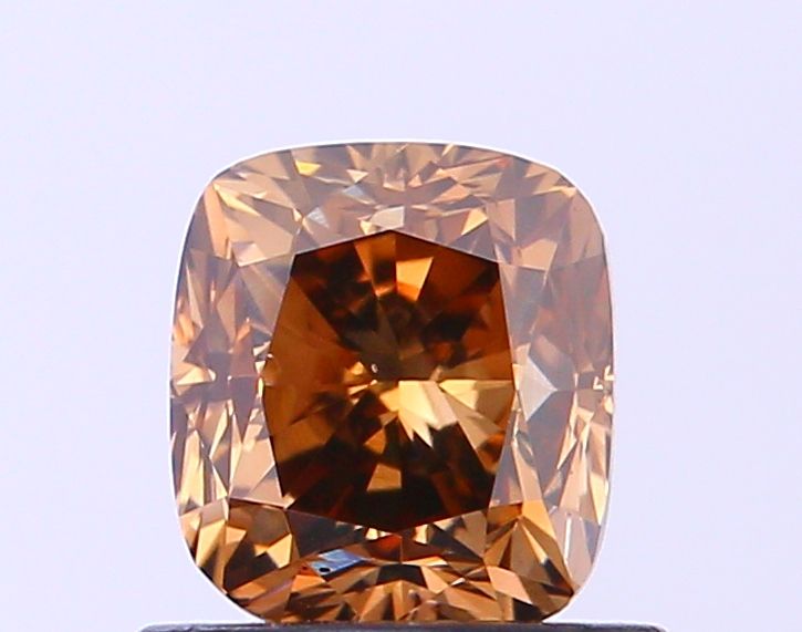 Cushion Fancy Dark Brown Natural Diamond 1ct VS1 loose diamond