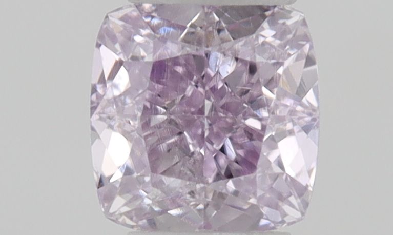 Cushion Fancy Pinkish Purple Natural Diamond 0.15ct SI2 loose diamond