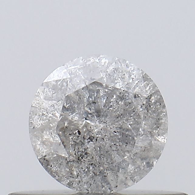 Round Salt And Pepper Natural Diamond 0.33ct I3 loose diamond