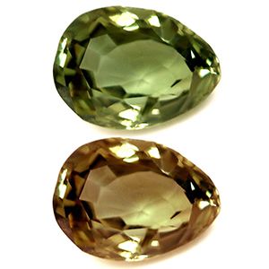 Pear Green Alexandrite 0.82ct loose gemstone