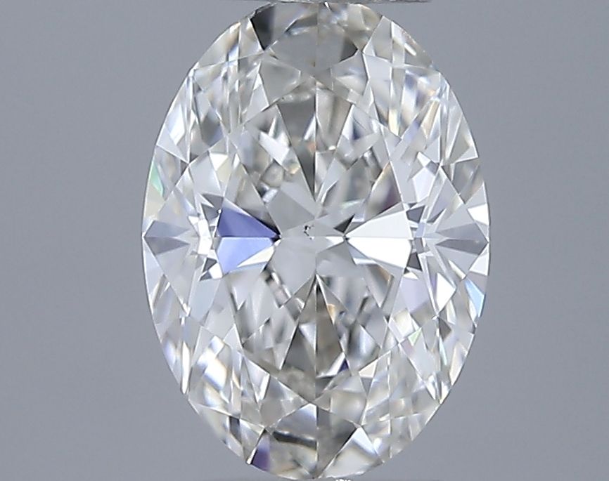 Oval Natural Diamond 0.72ct H VS1