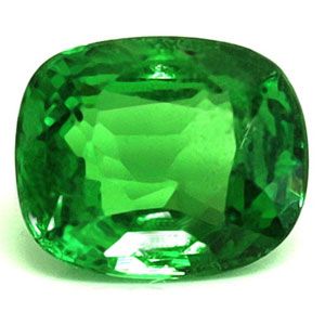 Cushion Green Garnet 0.99ct loose gemstone