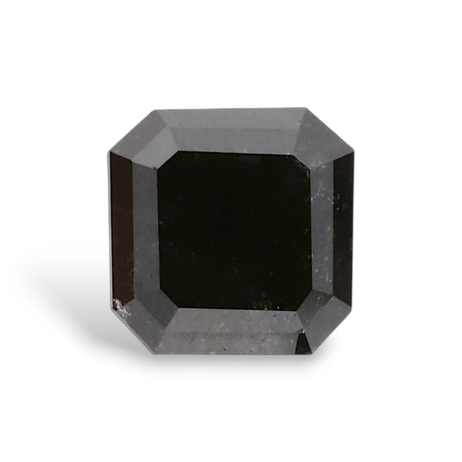 Square Emerald Fancy Black Natural Diamond 0.67ct VVS2 loose diamond