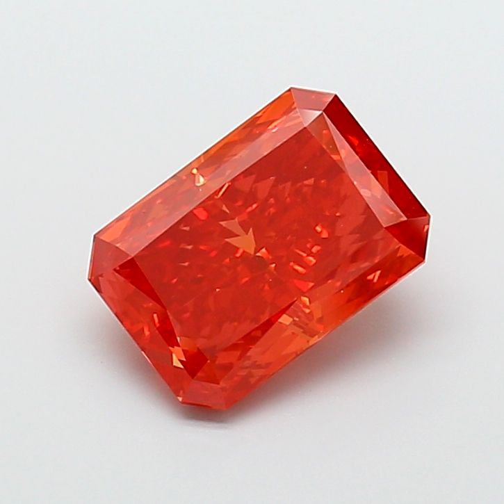 Radiant Fancy Vivid Red Lab-grown Diamond 5.51ct VS1 loose diamond