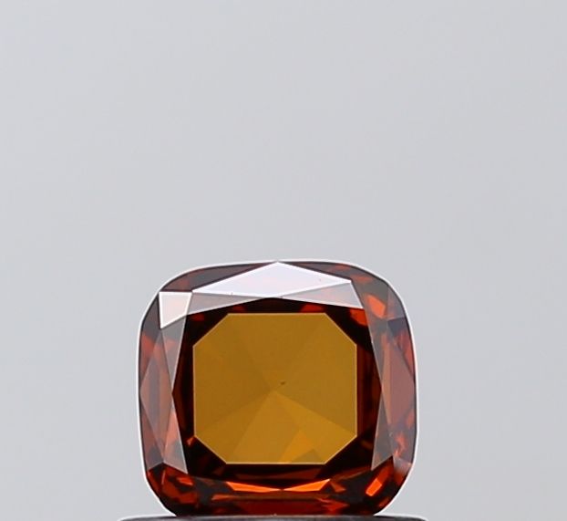 Cushion Fancy Deep Orange Lab-grown Diamond 0.51ct VS1 loose diamond