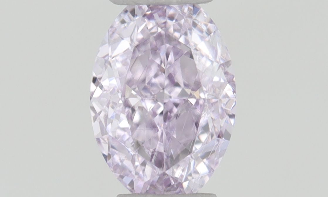 Oval Fancy Pinkish Purple Natural Diamond 0.23ct SI2 loose diamond