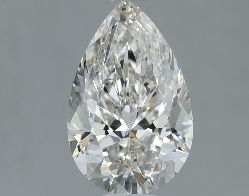 Pear Natural Diamond 1.01ct H VS2