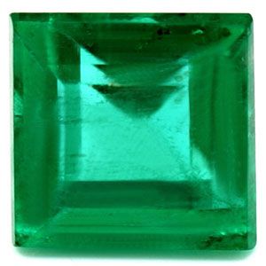 Square Green Emerald 1.31ct loose gemstone
