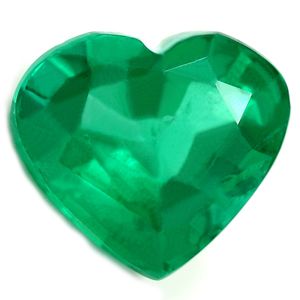 Heart Green Emerald 2.16ct loose gemstone