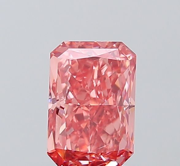 Radiant Fancy Vivid Pink Lab-grown Diamond 1.21ct VS2 loose diamond