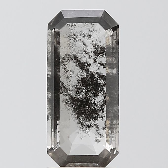 Emerald Salt And Pepper Lab-grown Diamond 1.34ct I2 loose diamond