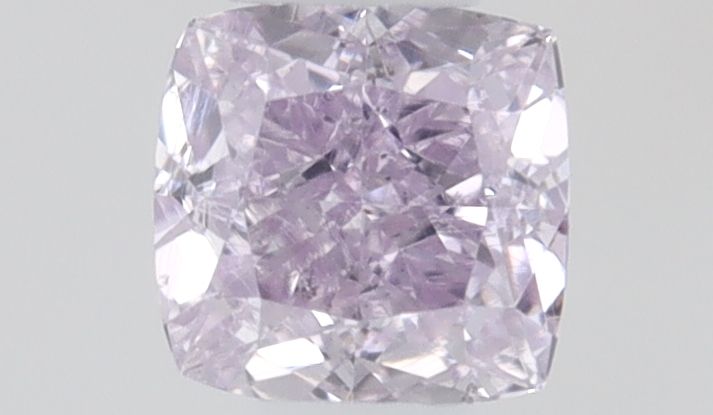 Cushion Fancy Intense Pinkish Purple Natural Diamond 0.11ct loose diamond