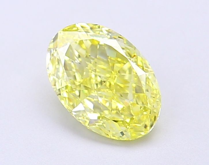 Oval Fancy Vivid Yellow Lab-grown Diamond 1.04ct VVS2 loose diamond