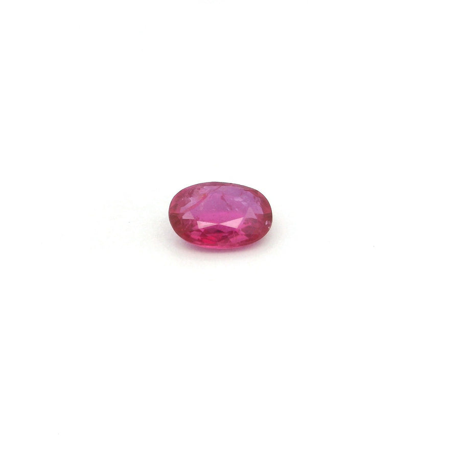 Oval Red Ruby 0.57ct loose gemstone