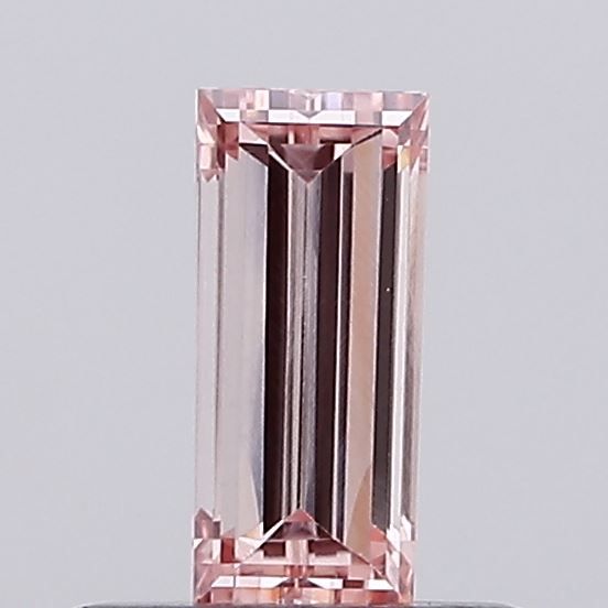Baguette Fancy Vivid Pink Lab-grown Diamond 0.49ct VS1 loose diamond