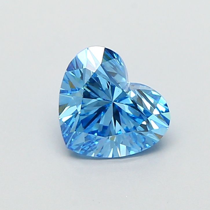 Heart Fancy Vivid Blue Lab-grown Diamond 1.08ct VS1 loose diamond