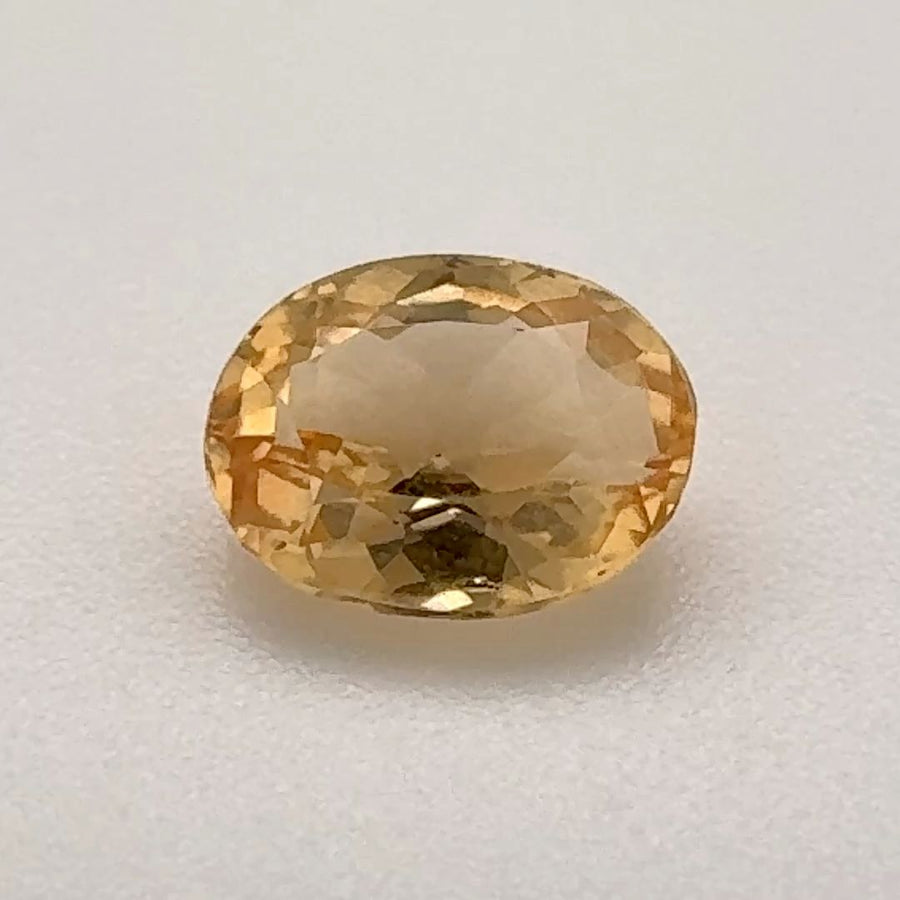 Oval Yellow Topaz 1.135ct loose gemstone