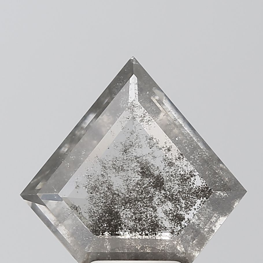 Triangular Salt And Pepper Lab-grown Diamond 3.39ct I3 loose diamond