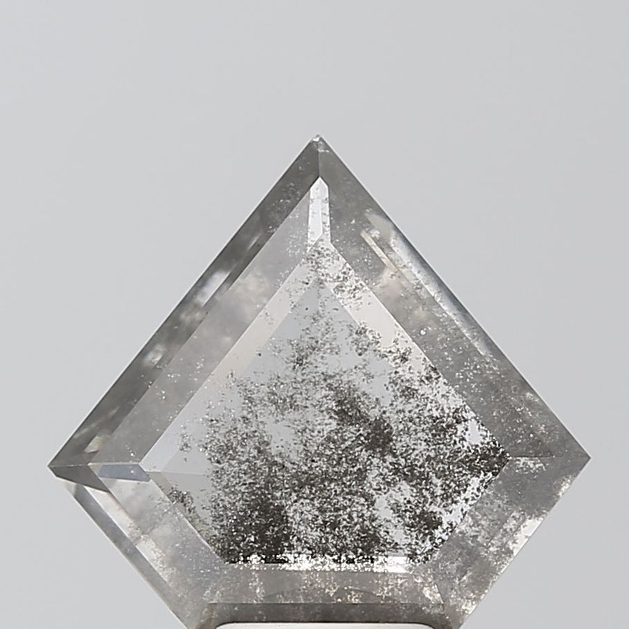 Triangular Salt And Pepper Lab-grown Diamond 3.39ct I3 loose diamond