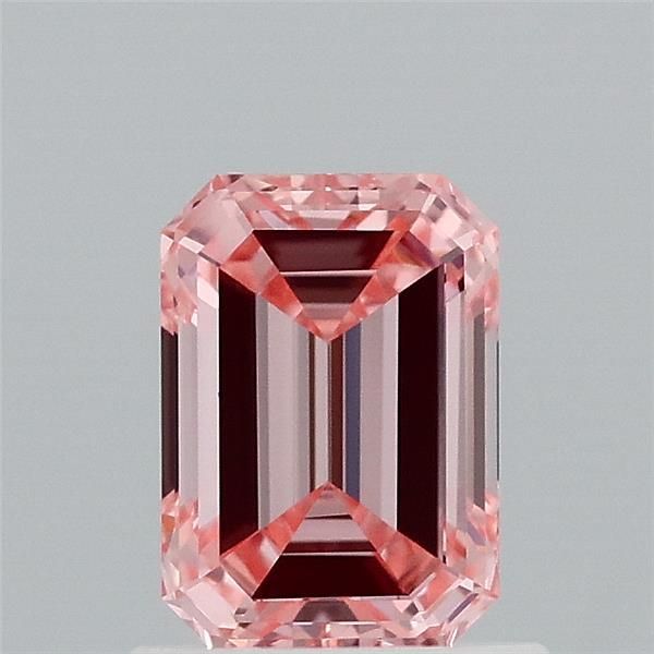 Emerald Fancy Intense Pink Lab-grown Diamond 0.99ct VVS2 loose diamond