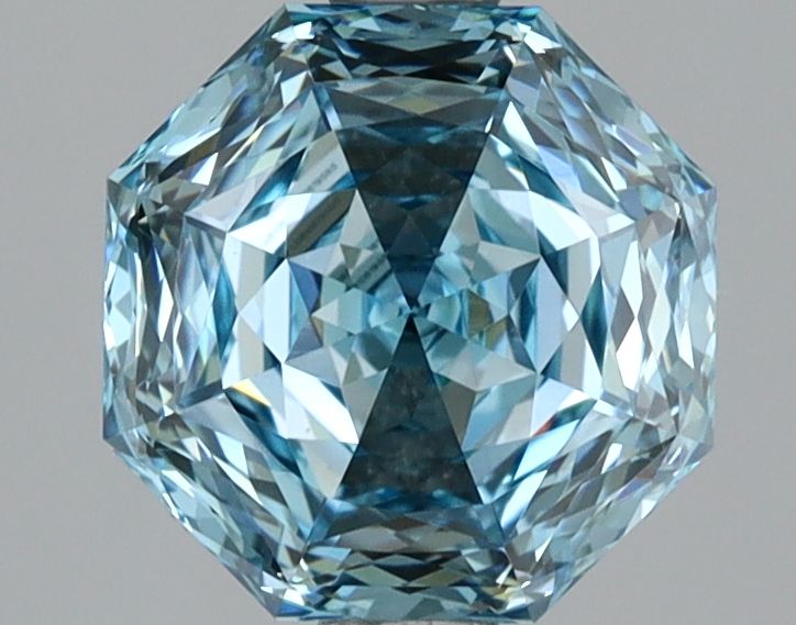 Octagonal Fancy Vivid Blue Lab-grown Diamond 2.04ct VVS2 loose diamond