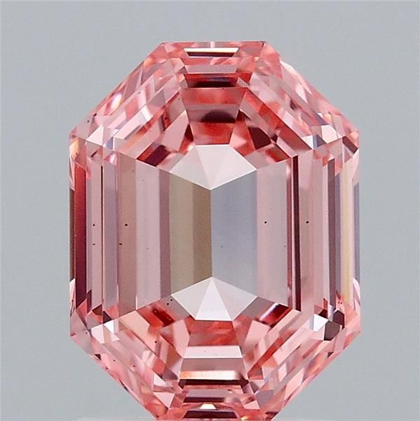 Octagonal Fancy Vivid Pink Lab-grown Diamond 2.06ct VS2 loose diamond