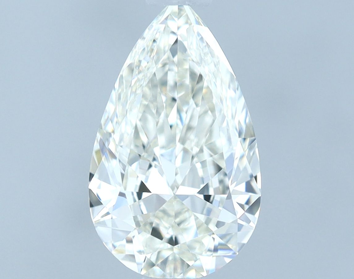 Pear Natural Diamond 0.80ct G IF