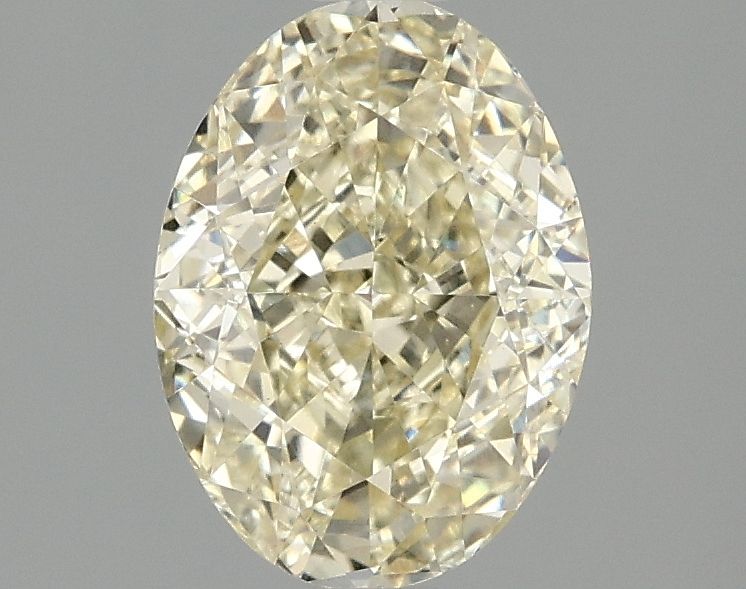 Oval Fancy Yellow Lab-grown Diamond 2.01ct VS1 loose diamond