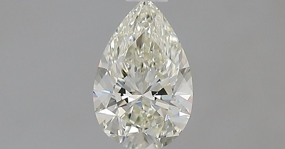 Pear Natural Diamond 0.50ct J VVS1