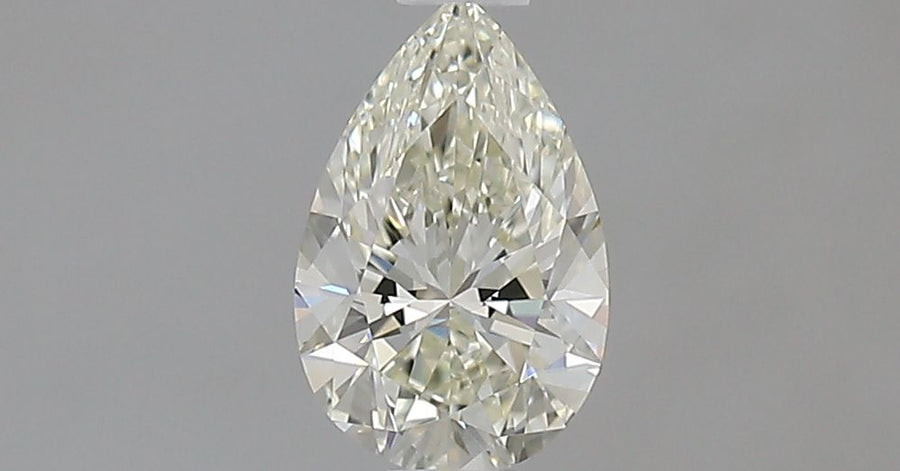 Pear Natural Diamond 0.50ct J VVS1