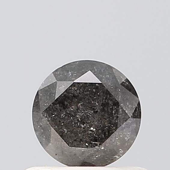 Round Salt And Pepper Natural Diamond 0.47ct VVS2 loose diamond
