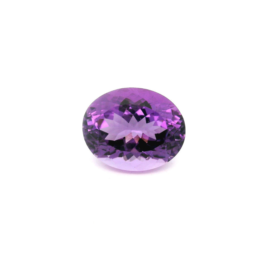 Oval Purple Amethyst 6.4ct loose gemstone