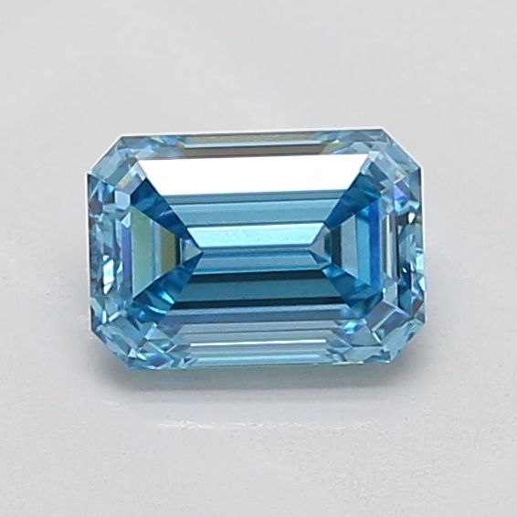 Emerald Fancy Vivid Blue Lab-grown Diamond 1ct VS1 loose diamond