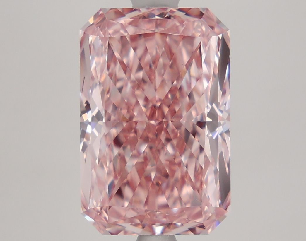 Radiant Fancy Intense Pink Lab-grown Diamond 4.74ct VS1 loose diamond