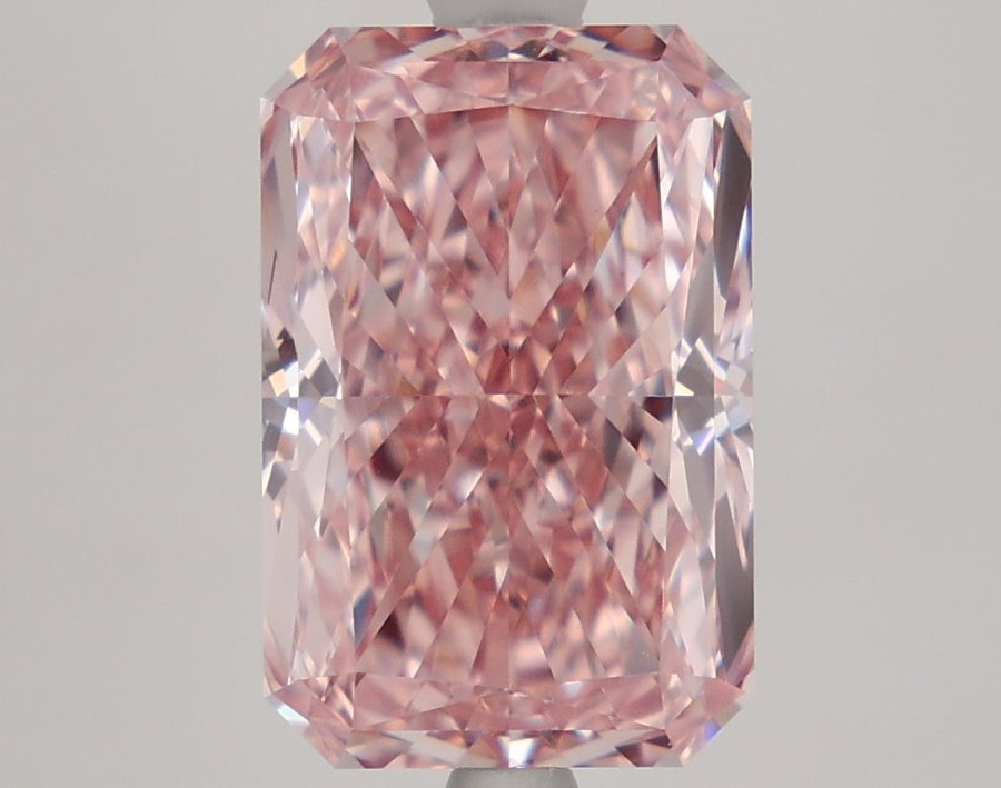Radiant Fancy Intense Pink Lab-grown Diamond 4.74ct VS1 loose diamond