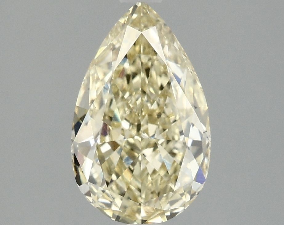 Pear Fancy Yellow Lab-grown Diamond 2.09ct VS1 loose diamond