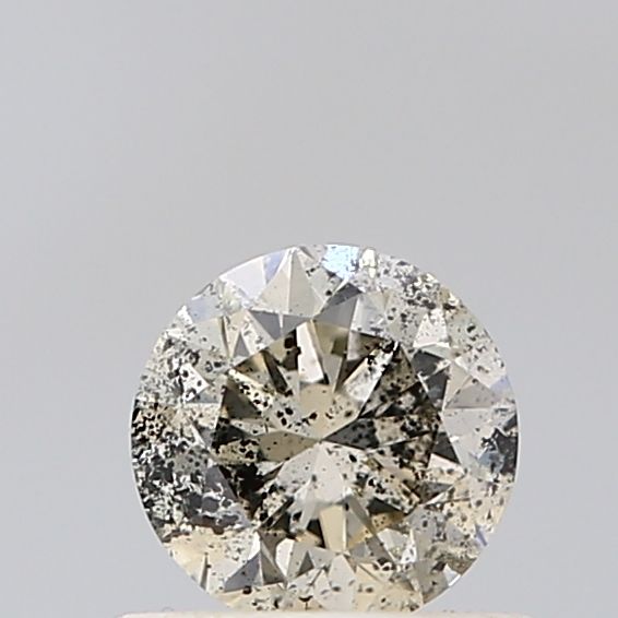 Round Salt And Pepper Natural Diamond 0.52ct VVS2 loose diamond