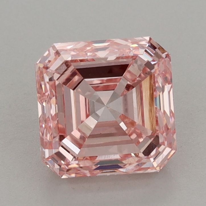 Asscher Fancy Intense Pink Lab-grown Diamond 1.78ct VS1 loose diamond