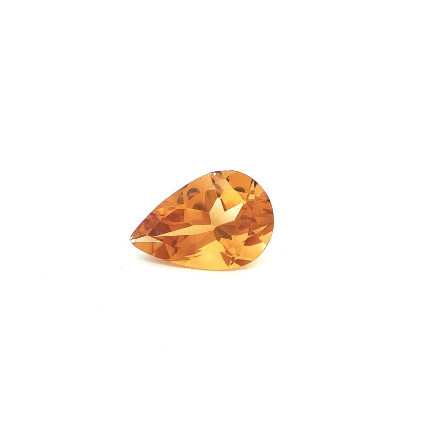 Pear Yellow Citrine 5.7ct loose gemstone