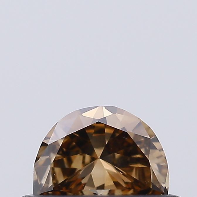Half Moon Fancy Brown Natural Diamond 0.2ct VS1 loose diamond