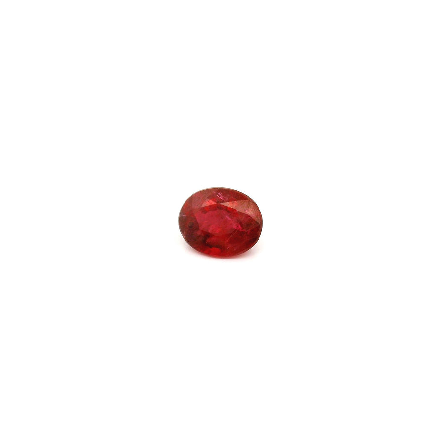 Oval Red Ruby 0.42ct loose gemstone