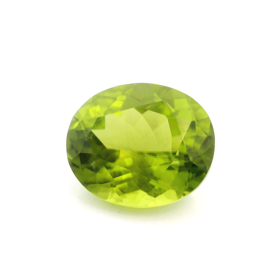 Oval Green Peridot 8.4ct loose gemstone