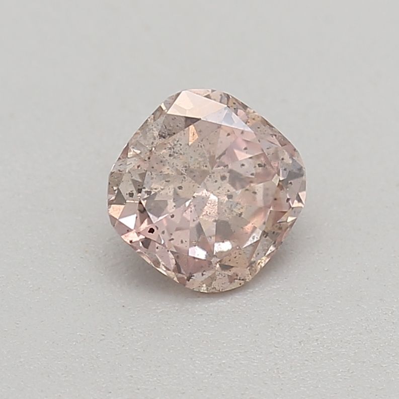 Cushion Fancy Brown Pink Natural Diamond 0.3ct loose diamond