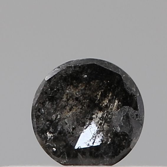 Round Salt And Pepper Natural Diamond 0.18ct VVS2 loose diamond